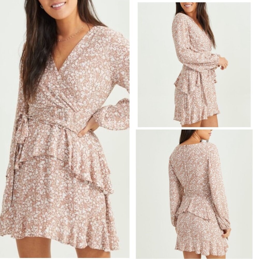 Altar'd State Floral Mia Mini Dress Size M